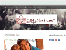 Tablet Screenshot of childofthestones.com